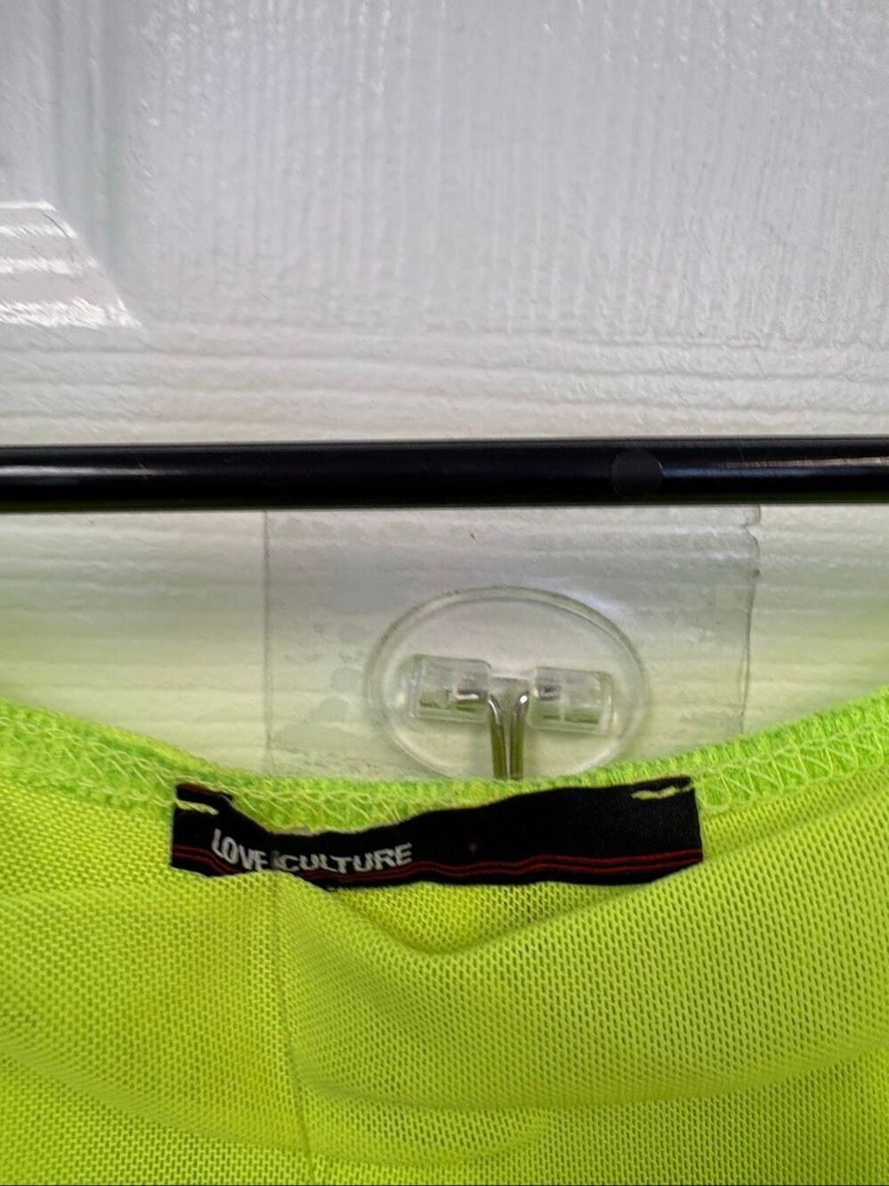 Neon Green Ruffled Bodysuit - Picture 5 of 5